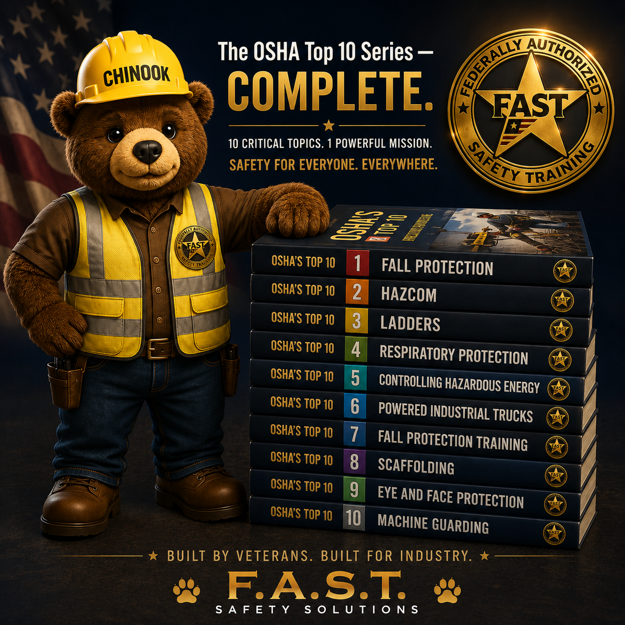 Inspector Chinook with the complete OSHA Top 10 Safety Series